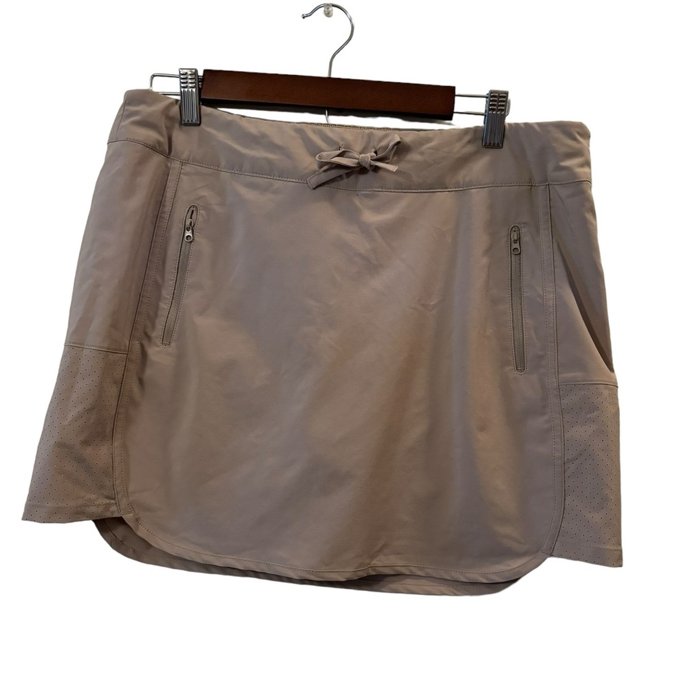Magellan Fish Gear Womens MagRepel Skort Tan  Outdoor Performance Hybrid Large